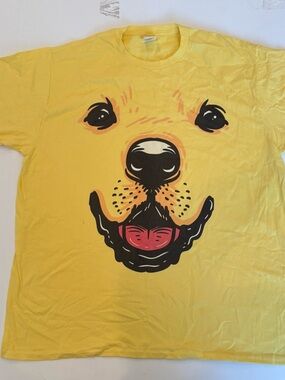 Port Authority Yellow Dog Face Graphic Tee